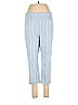 Chico's Stripes Blue Casual Pants Size Med (1) - photo 1