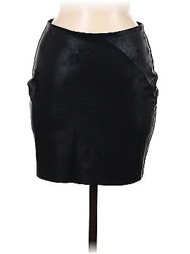 Gianni Bini Faux Leather Skirt (view 1)