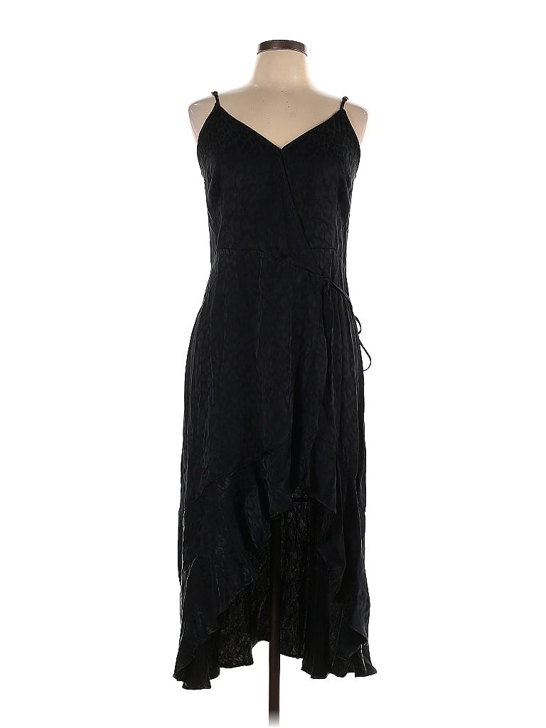 Abercrombie & Fitch 100% Viscose Black Casual Dress Size L - photo 1