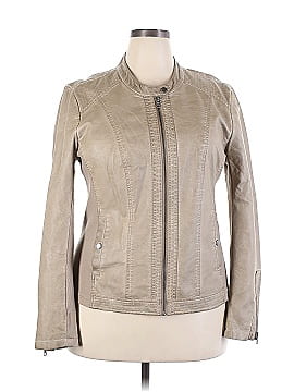 Sebby Collection Faux Leather Jacket (view 1)