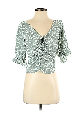 Abercrombie & Fitch Short Sleeve Blouse (view 1)
