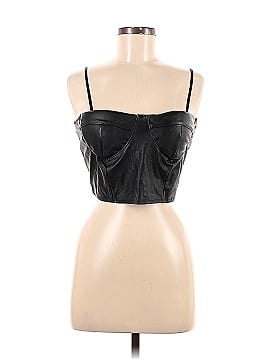 TG USA Faux Leather Top (view 1)
