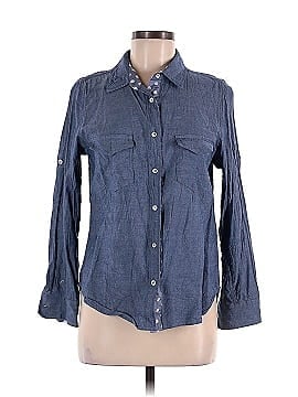 Skies Are Blue Long Sleeve Button-Down Shirt (view 1)