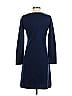 Garnet Hill 100% Wool Solid Blue Casual Dress Size S - photo 2