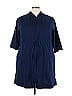 Lands' End 100% Cotton Blue Casual Dress Size 3X (Plus) - photo 1