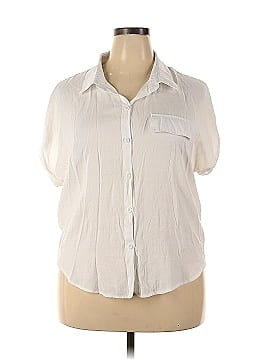 Shein Sleeveless Button-Down Shirt (view 1)