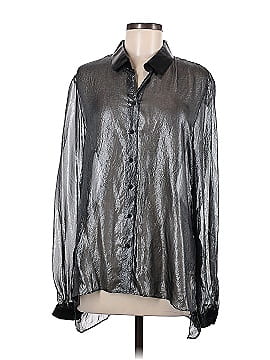 T Tahari Long Sleeve Button-Down Shirt (view 1)