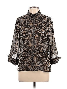 Nicole by Nicole Miller Long Sleeve Button-Down Shirt (view 1)