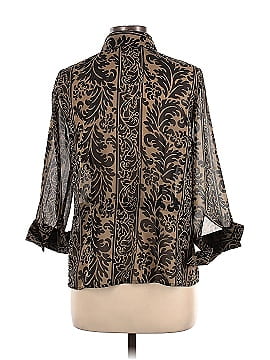 Nicole by Nicole Miller Long Sleeve Button-Down Shirt (view 2)