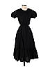 J.Crew 100% Cotton Black Casual Dress Size 0 (Petite) - photo 1