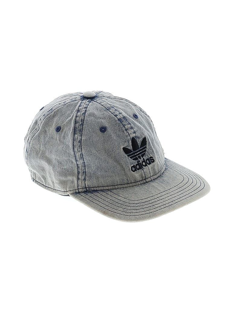 Adidas 100% Cotton Gray Baseball Cap One Size - photo 1