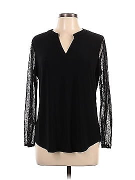 Black Label by Evan Picone Long Sleeve Blouse (view 1)