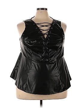 Torrid Faux Leather Top (view 1)