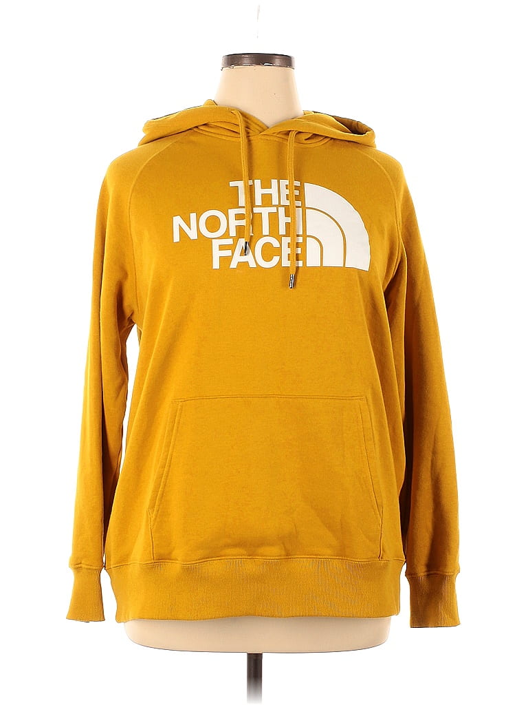 The North Face Yellow Pullover Hoodie Size XL - photo 1