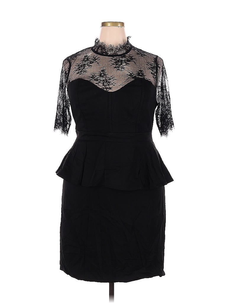 Find Me Black Cocktail Dress Size 3X (Plus) - photo 1