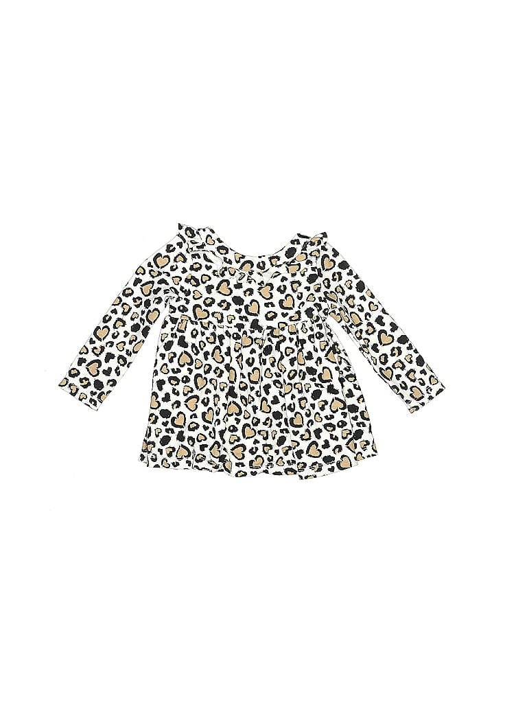 Rachel Zoe Animal Print Leopard Print Gold Long Sleeve Blouse Size 12 mo - photo 1