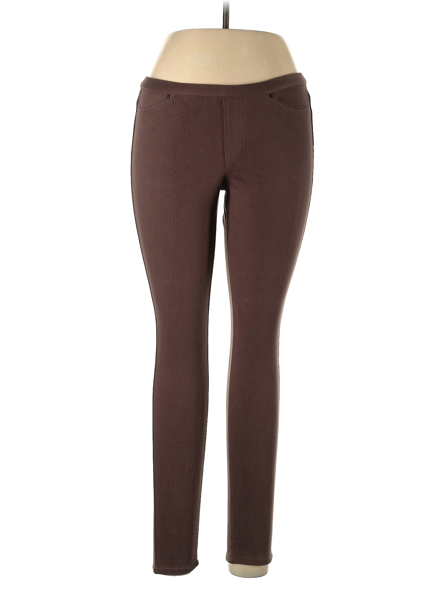 Hue Brown Jeggings Size L - 62% off | ThredUp