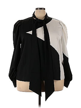 ELOQUII Long Sleeve Blouse (view 1)