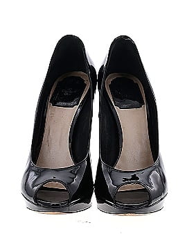 Christian Dior Patent Leather Peep Toe Pumps (view 2)