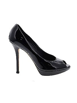 Christian Dior Patent Leather Peep Toe Pumps (view 1)