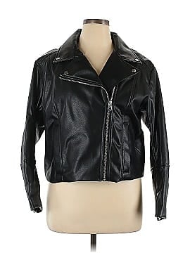 Divided by H&M Faux Leather Jacket (view 1)