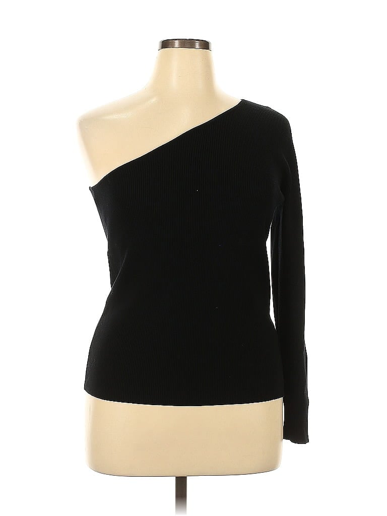 Halogen Black Pullover Sweater Size XL - photo 1