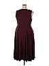 Torrid Solid Burgundy Casual Dress Size 2X Plus (2) (Plus) - photo 2