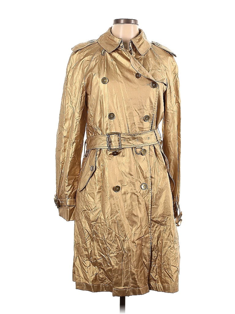 Burberry Gold Trenchcoat Size 12 - photo 1