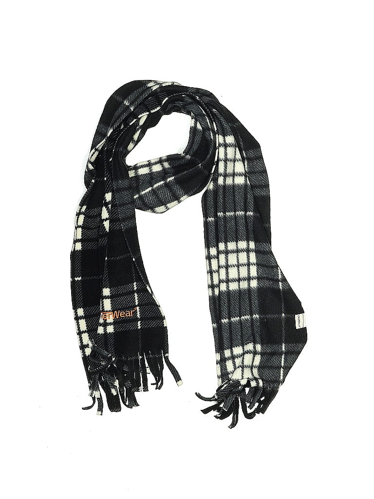 Pre-owned Assorted Brands Scarf In Black