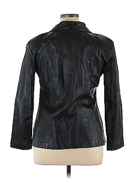 Maria Goretti Faux Leather Jacket (view 2)