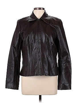 Vakko Sport Leather Jacket (view 1)