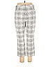 Ann Taylor Houndstooth Checkered-gingham Grid Plaid Tweed Gray Casual Pants Size 16 - photo 2