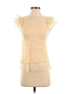 Isabel Lu Short Sleeve Silk Top (view 1)