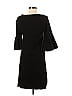 Ann Taylor LOFT Outlet Solid Black Casual Dress Size S - photo 2