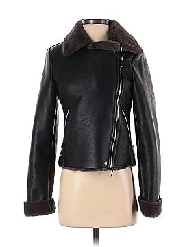MNG Faux Leather Jacket (view 1)