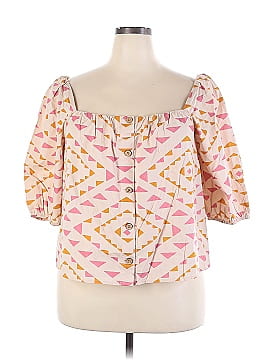 Faherty Short Sleeve Blouse (view 1)