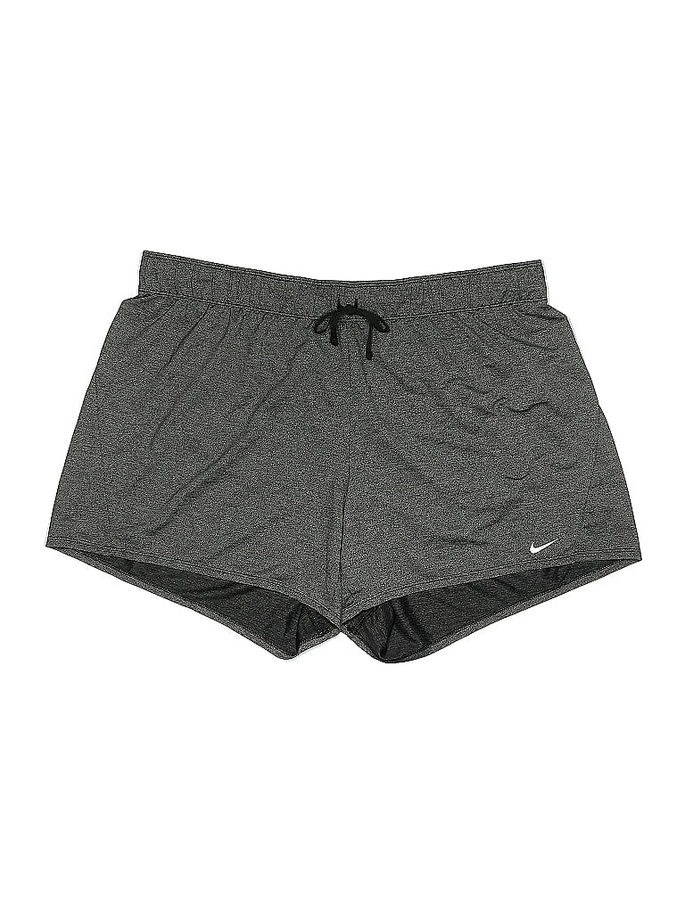Nike 100% Polyester Marled Gray Athletic Shorts Size XXL - photo 1