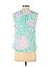 Lilly Pulitzer 100% Cotton Green Sleeveless Henley Size S - photo 2