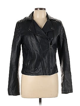 Simply Styled Faux Leather Jacket (view 1)