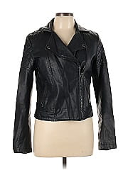 Simply Styled Faux Leather Jacket