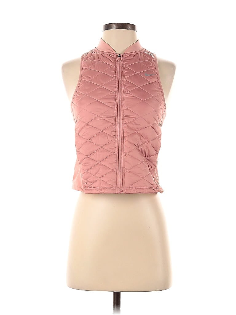 Nike 100% Polyester Pink Vest Size XS - photo 1