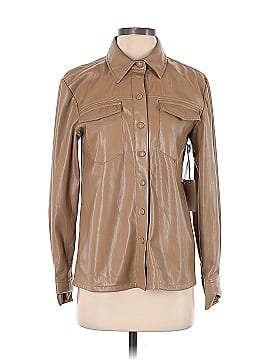 Good American Faux Leather Jacket (view 1)