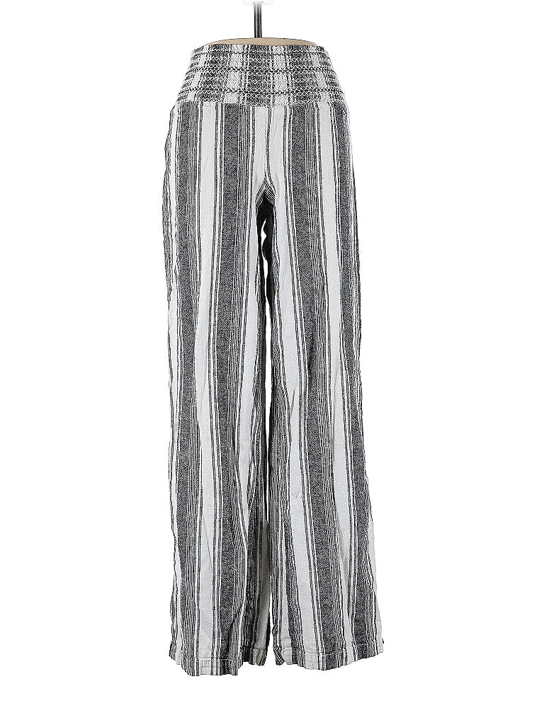 Rewash Stripes Silver Casual Pants Size S - photo 1