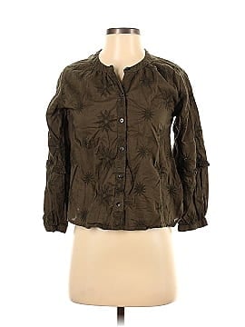 Madewell 3/4 Sleeve Button-Down Shirt (view 1)