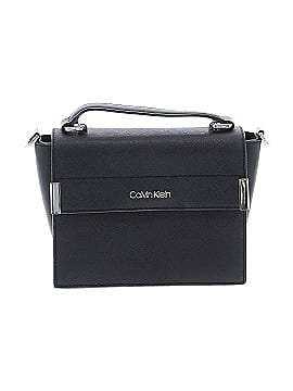 Calvin Klein Leather Satchel (view 1)