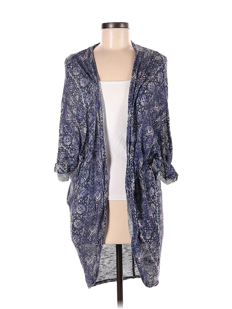 Pre-owned Mudd Cardigan Sweater In Blue