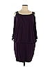 Betsy & Adam Solid Purple Cocktail Dress Size 16 - photo 1