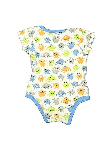 Luvable Friends Short Sleeve Onesie (view 2)