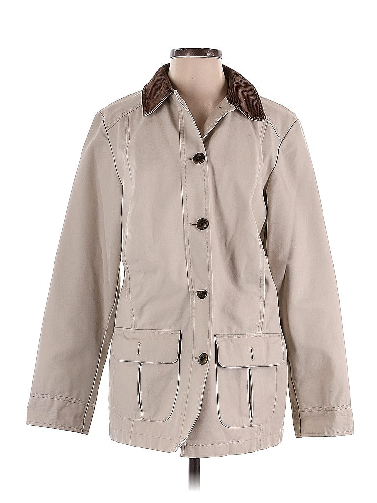 L.L.Bean 100% Cotton Tan Jacket Size XS - photo 1