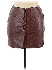 Astr Faux Leather Skirt